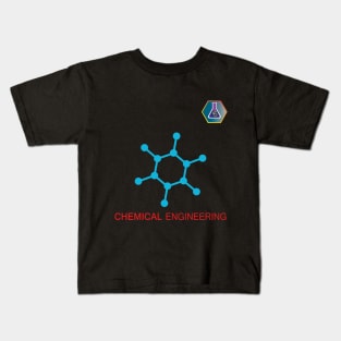 Chemical engineering text and logo Kids T-Shirt